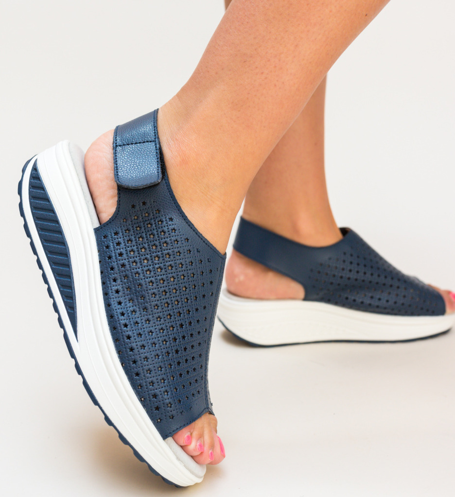 Platforme Liberty Bleumarin - Eleganță și Confort - imagine 5