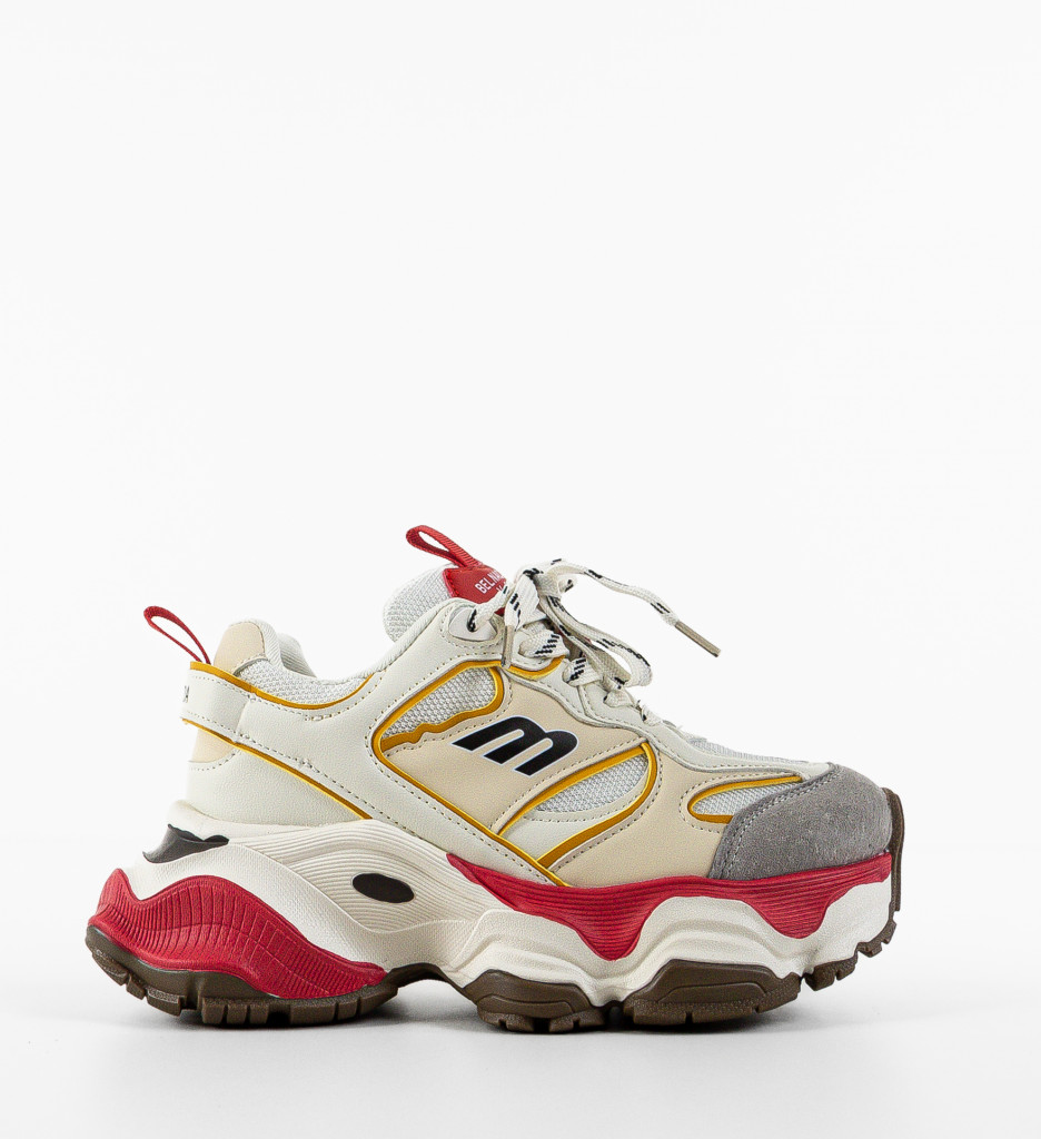 Sneakers Dama Galata Rosii - Confort și Stil - imagine 4
