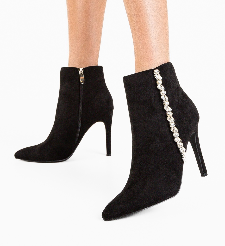 Botine Dama Maram Negre | Stil și Confort - imagine 2