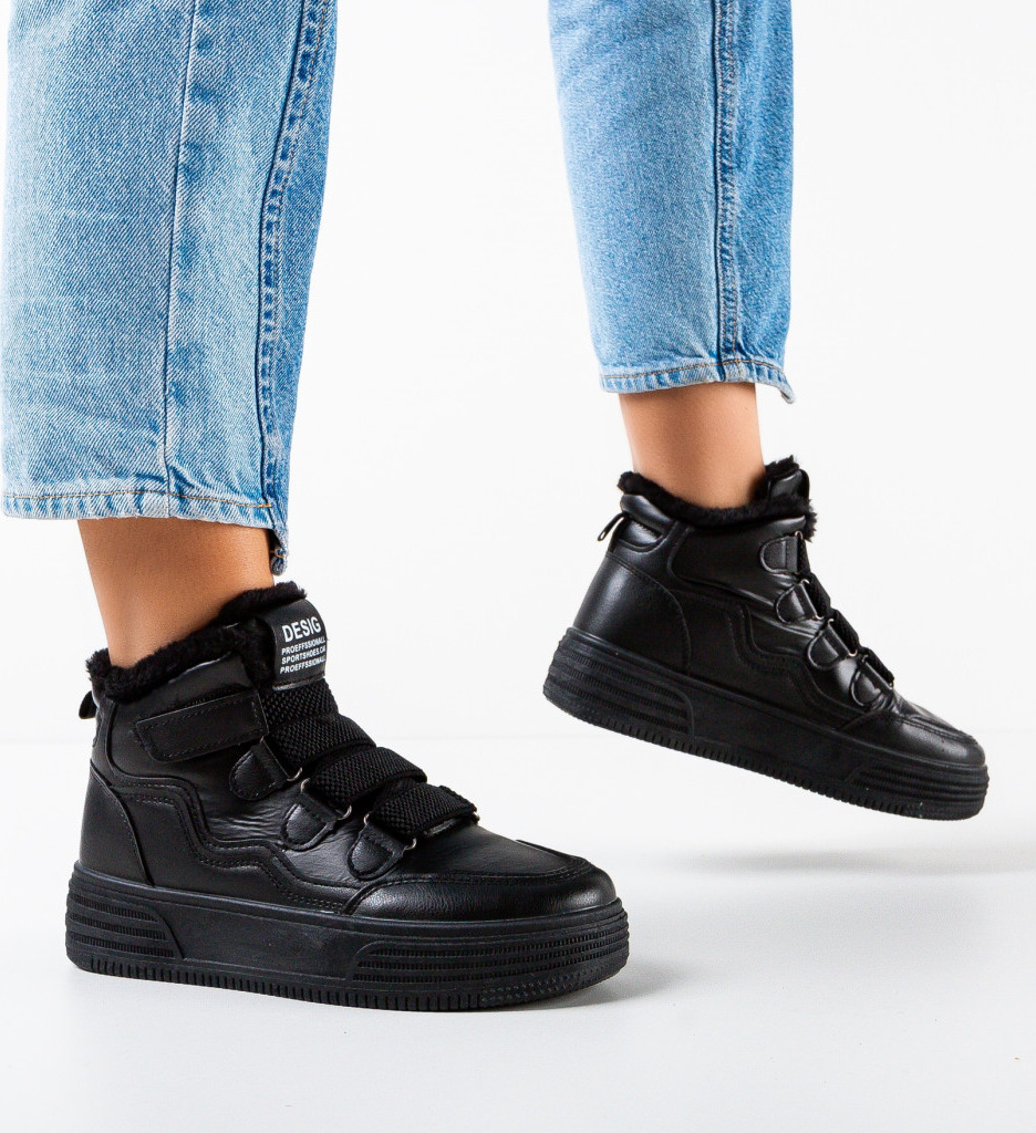Pantofi Sport Ingram Negri - Confort și Stil - imagine 3