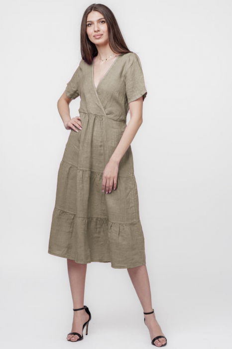 Rochie In Shopika cu Volane - Eleganță Naturală - imagine 1