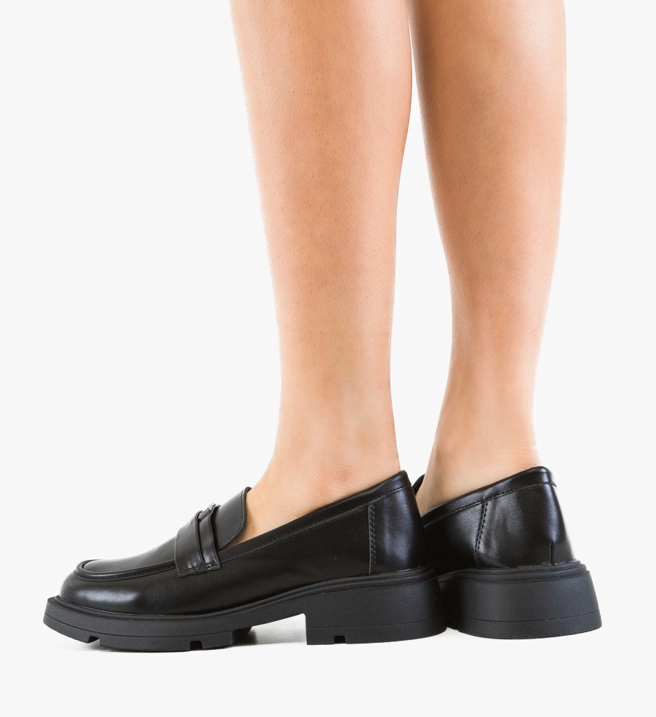 Pantofi Casual Dama Calform Negri Confortabili - imagine 3