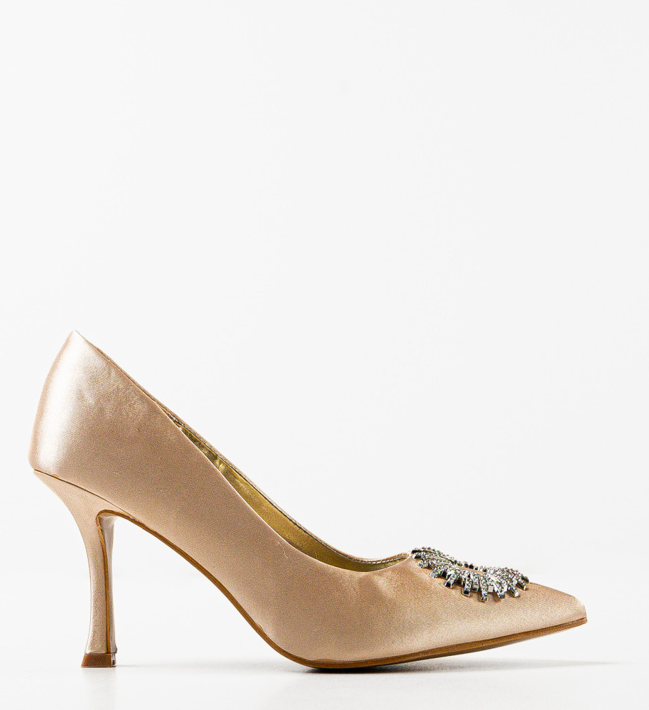Pantofi Dama Gallegos Aurii | Eleganță și Stil - imagine 2