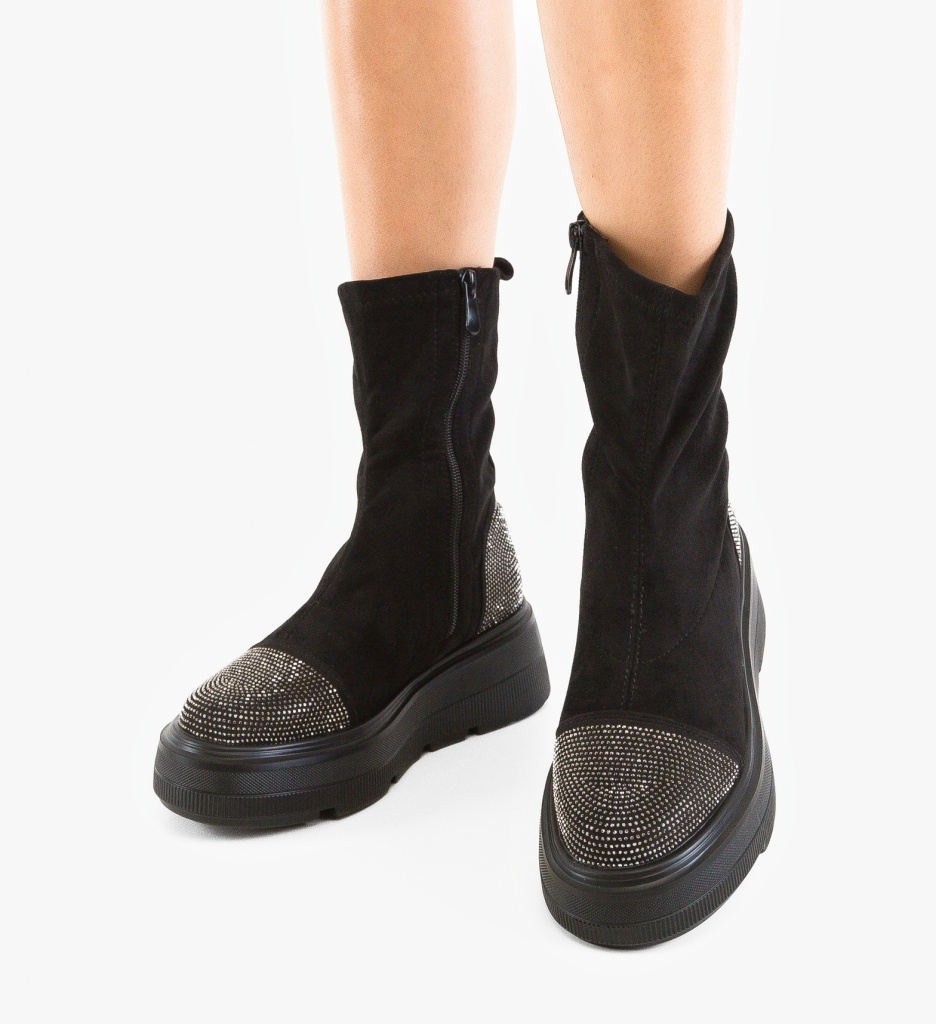 Ghete Dama Boomer Negre | Stil și Confort - imagine 2