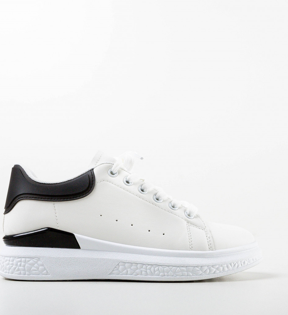 Pantofi Sport Nalam Albi Confort - imagine 5