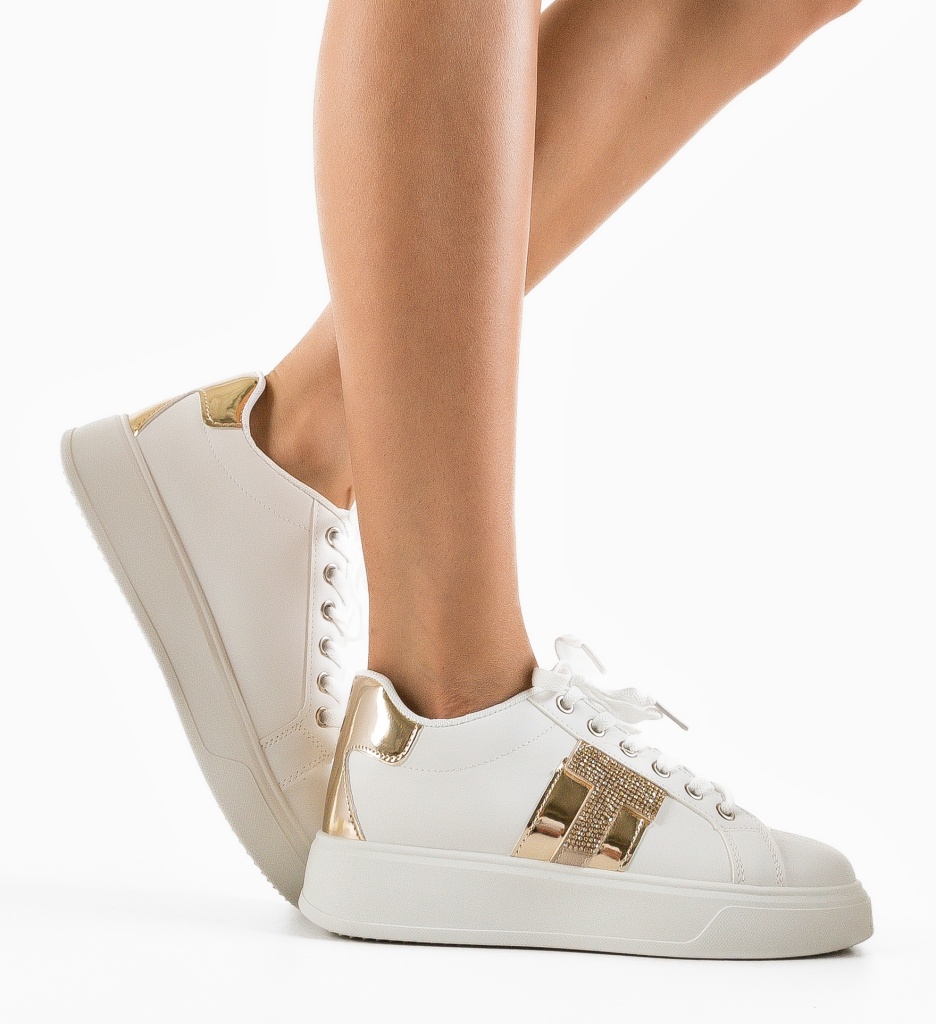 Pantofi Sport Molina Aurii - Stil și Confort - imagine 2