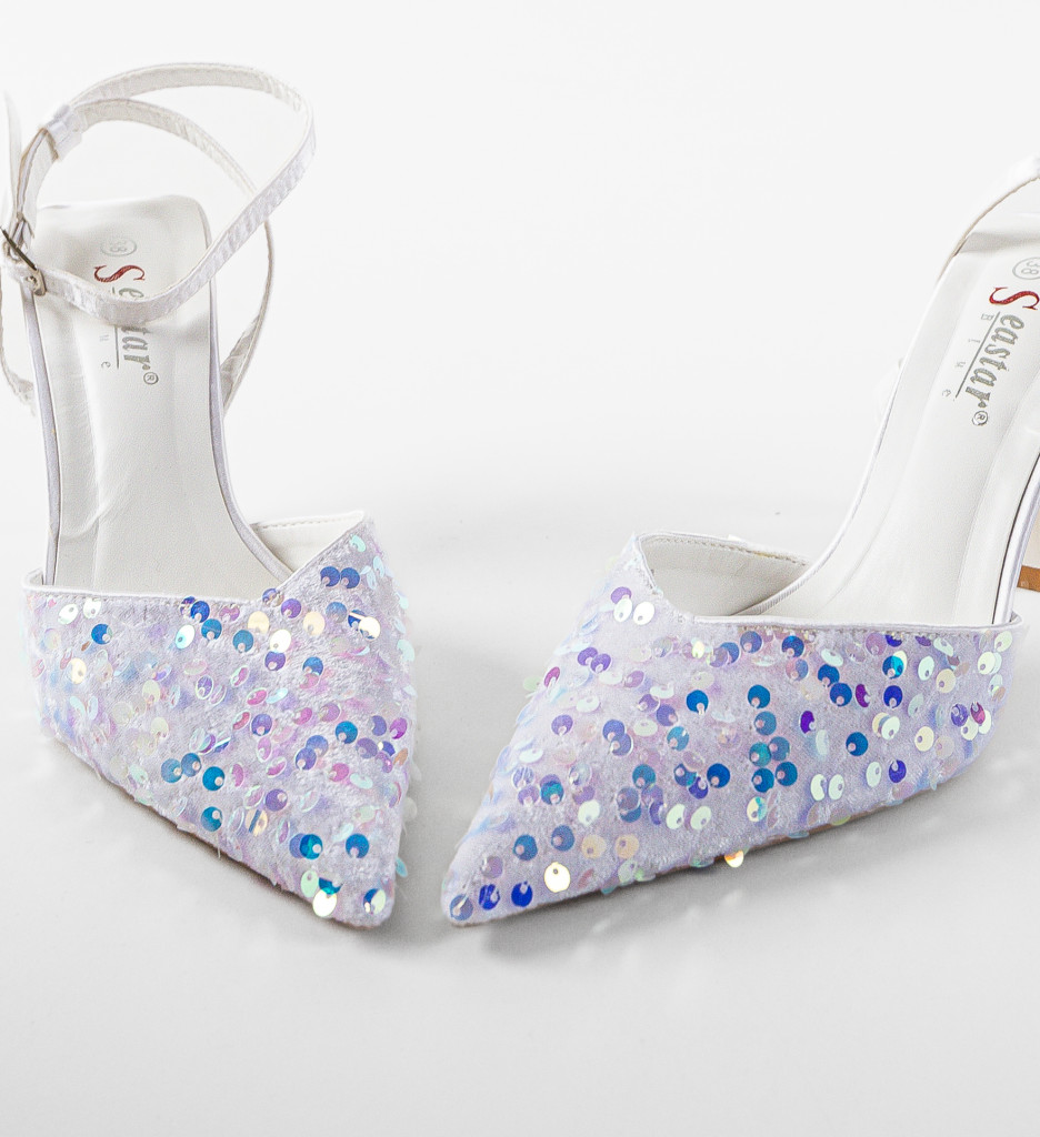 Pantofi cu Toc Santia Albi | Eleganță Asigurată - imagine 7