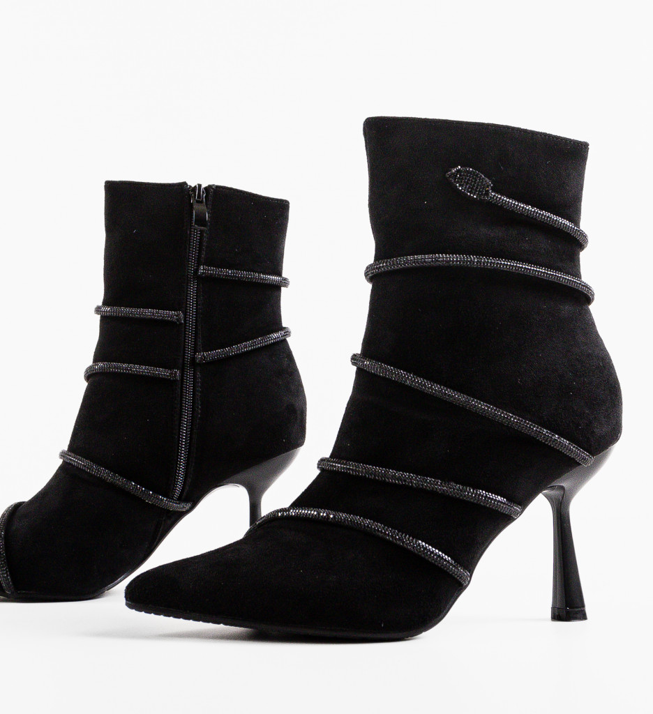Botine Dama Hatti Negre - Eleganță și Confort - imagine 8