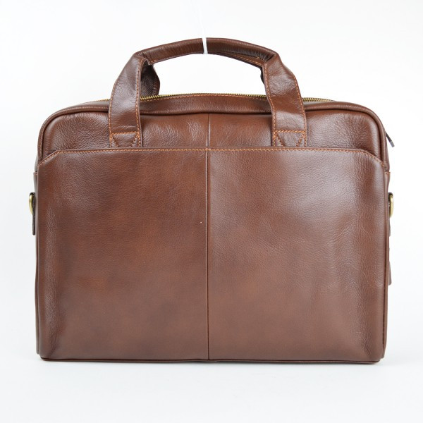Servieta Piele Darius GT1315 Laptop Maro - imagine 3