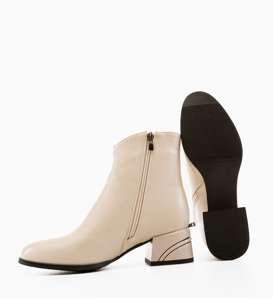 Botine Dama Kusat Bej - Confort și Eleganță - imagine 7