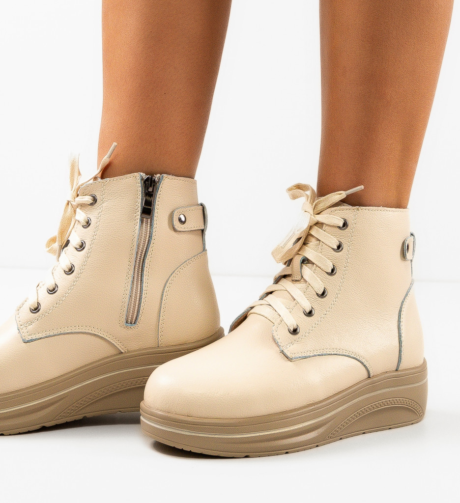 Pantofi Casual Lakiob Bej | Confort Zi de Zi - imagine 3