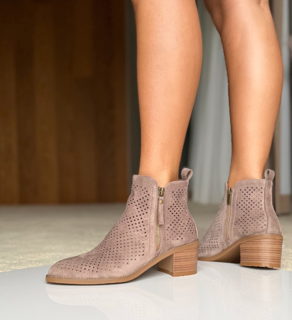 Botine Dama Kaminar Gri - Eleganță și Confort - imagine 3