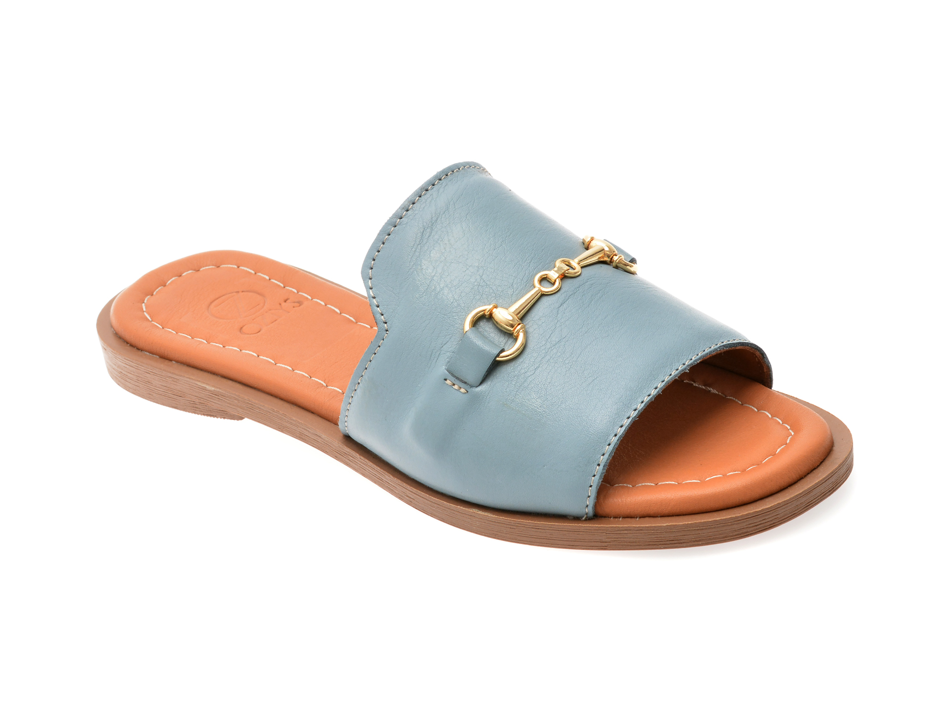Papuci OZIYS Albaștri | Confort & Stil Piele