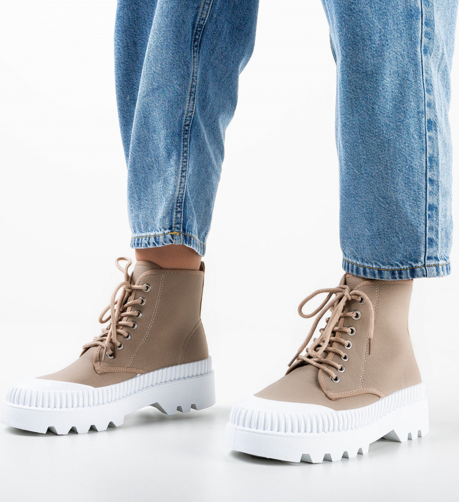 Ghete Elicia Khaki | Stil și Confort - imagine 2