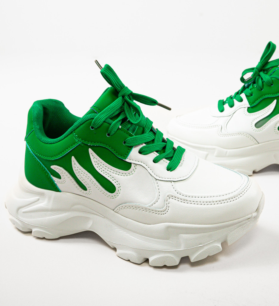 Sneakers Dama Fayar Albi - Confort și Stil - imagine 5