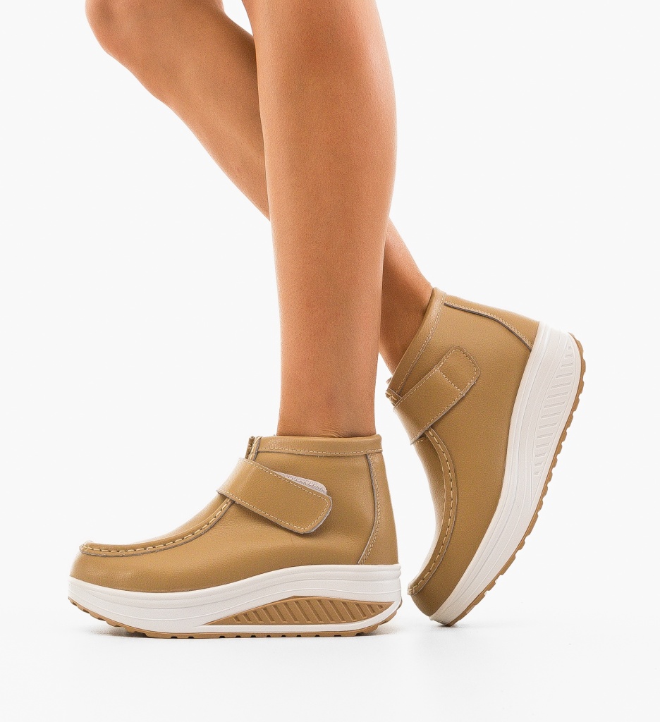 Pantofi Casual Misha Bej - Confort și Stil - imagine 3