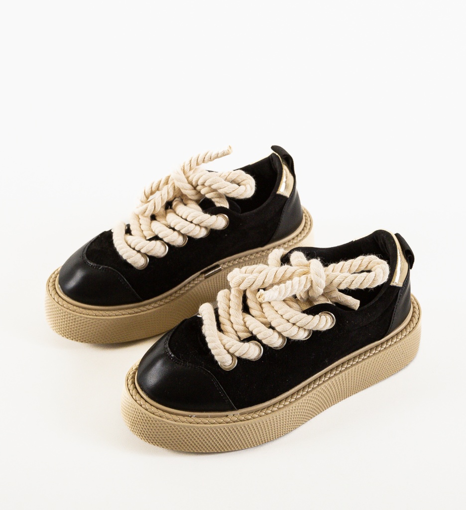 Pantofi Casual Lamesytt Negri - Confort și Stil - imagine 7