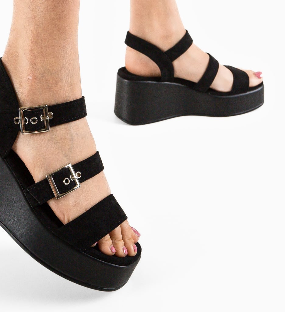 Platforme Dama Negre - Stil si Confort - imagine 2