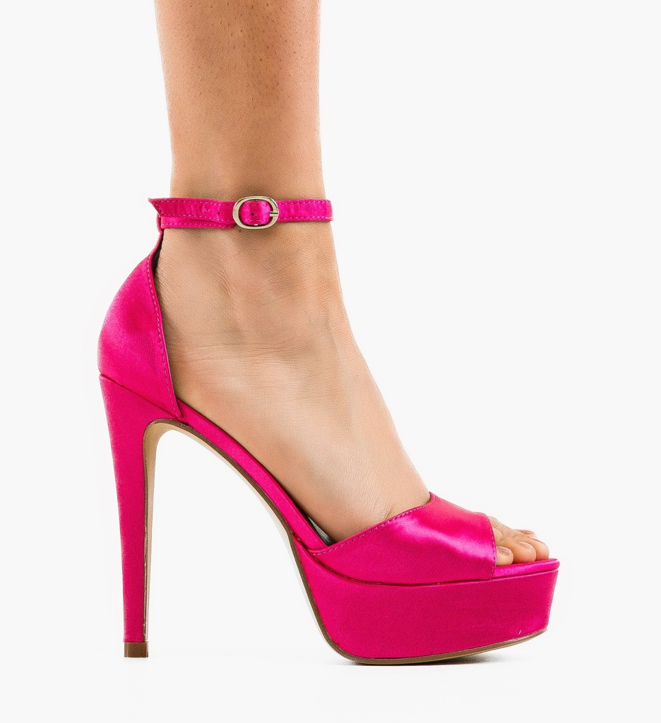 Sandale Toc Findlay Fuchsia | Eleganță Asigurată - imagine 4