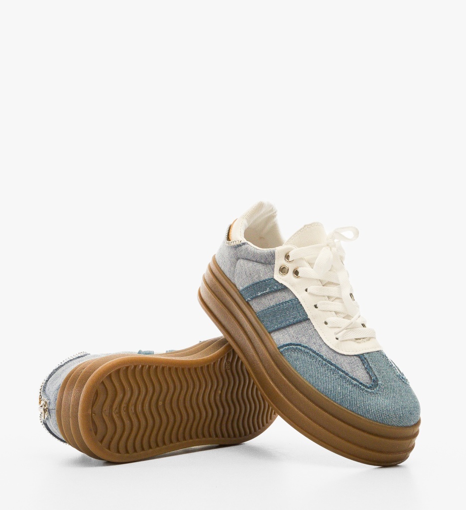 Sneakers Dama Zyla Albastri | Confort Sport - imagine 3
