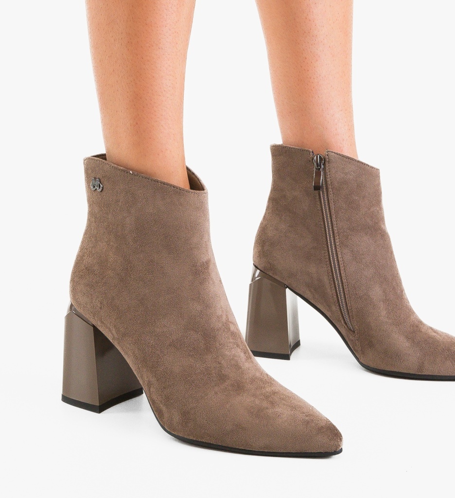 Botine Dama Magta Khaki - Eleganță și Confort