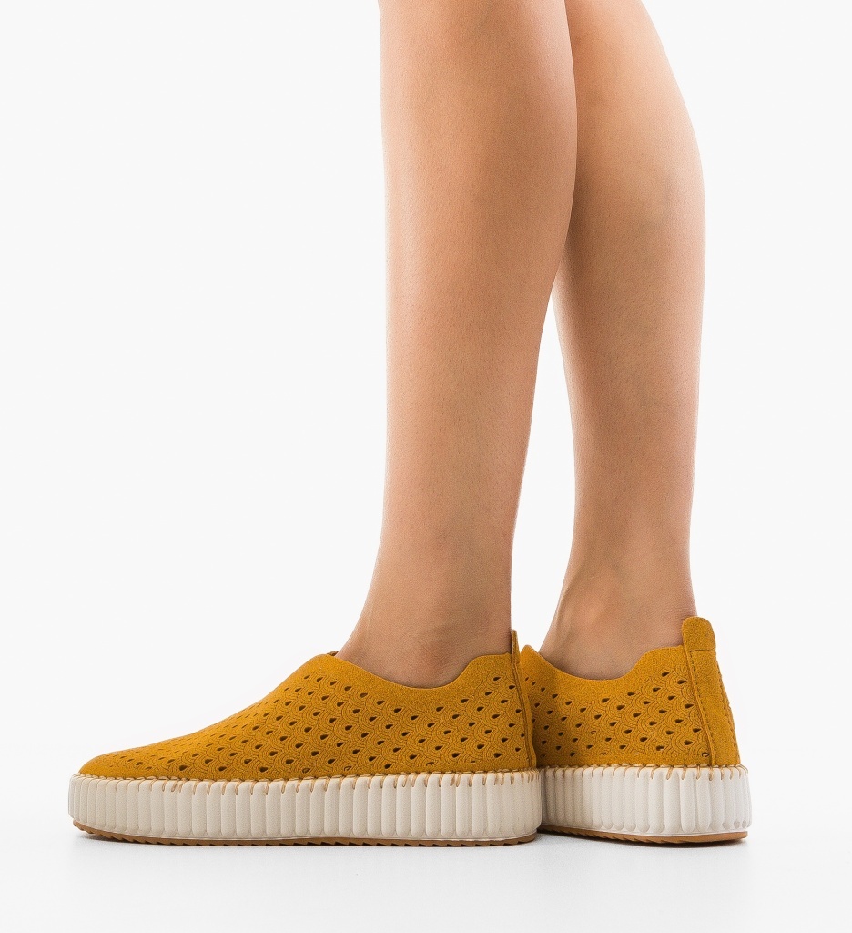 Pantofi Casual Berrt Camel Confort - imagine 2