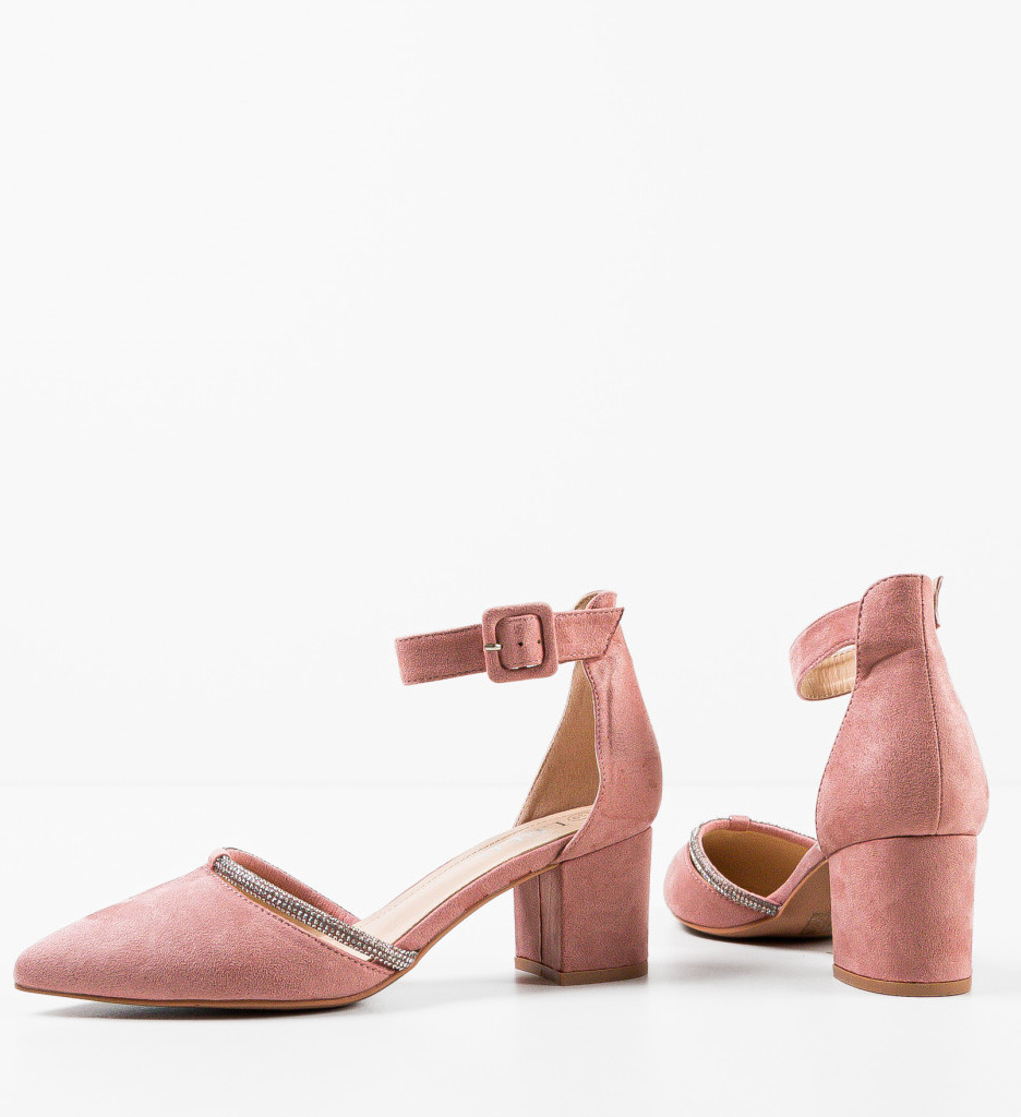 Pantofi Oficia Roz - Eleganță la Birou - imagine 7