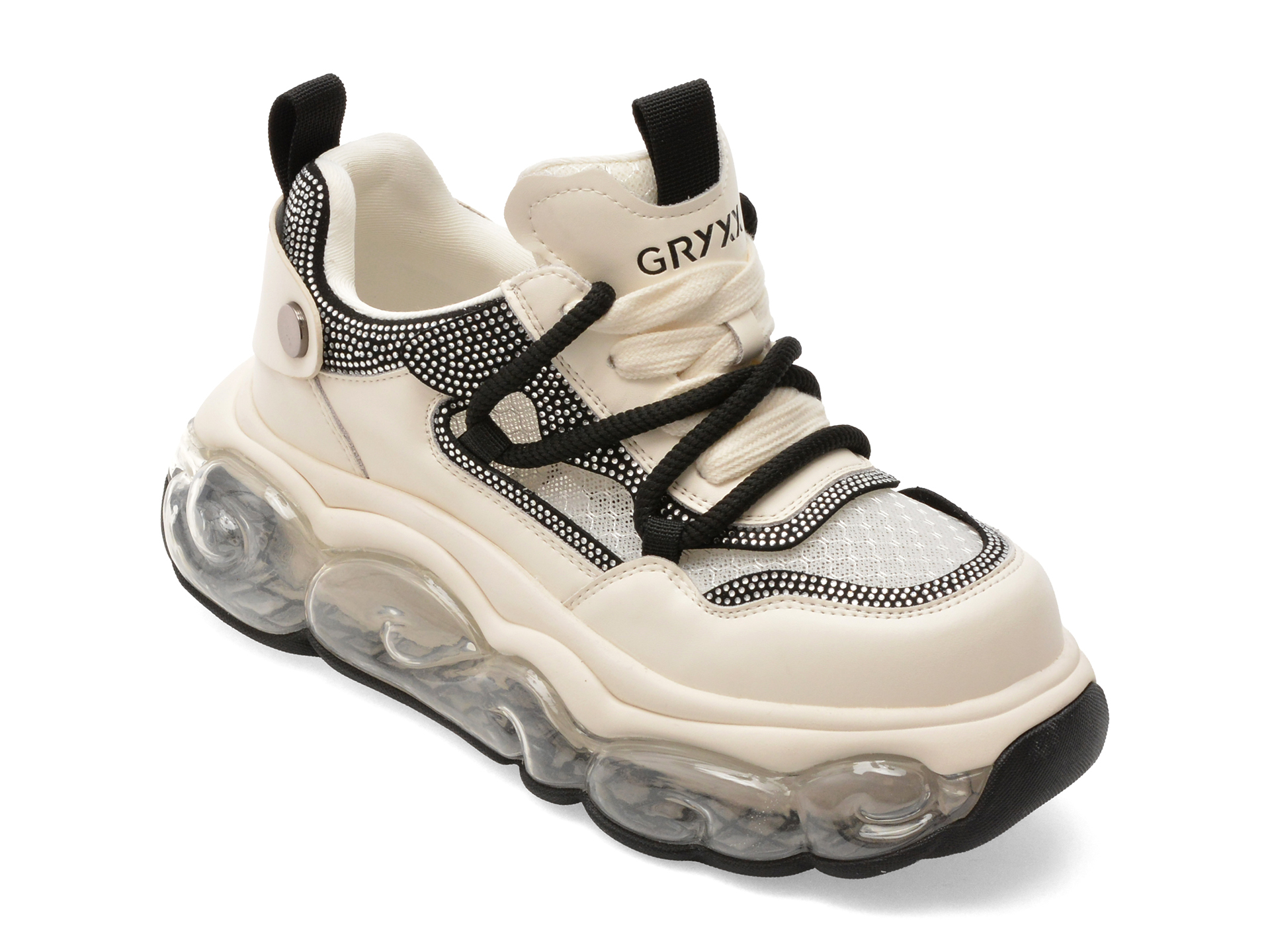 Pantofi sport GRYXX alb-negru, confort și stil urban