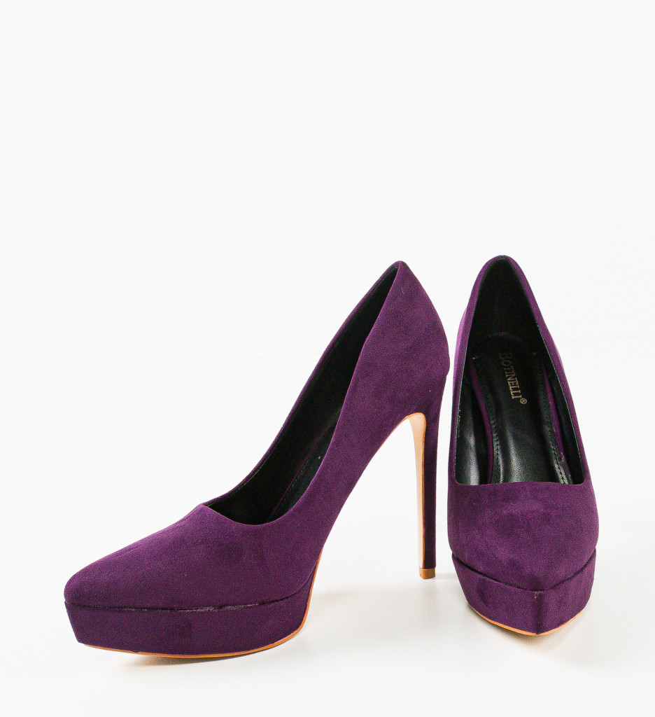 Pantofi cu Toc Antony Mov - Eleganță și Stil - imagine 6
