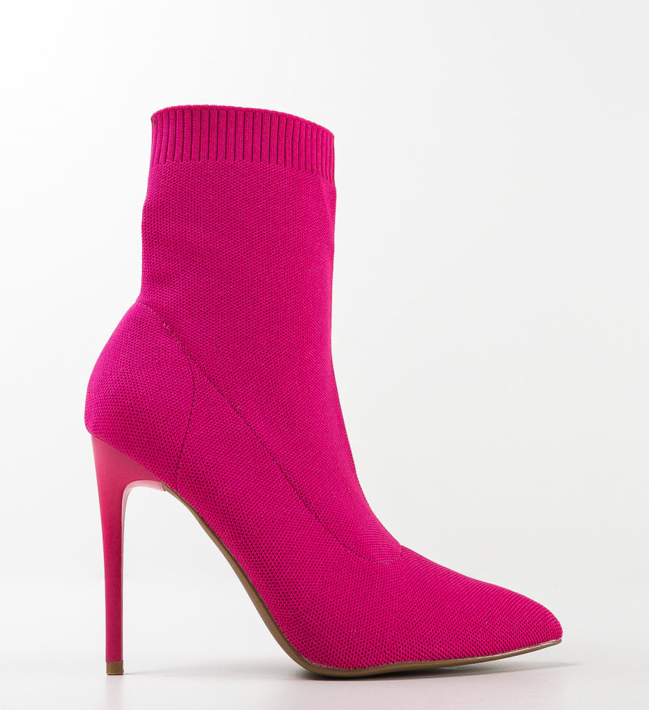 Botine Gluty Fuchsia | Stil și Confort - imagine 5