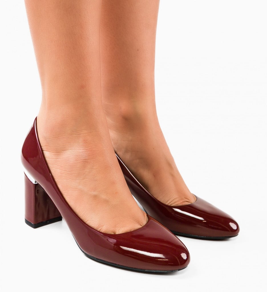 Pantofi Dama Ryouta Grena | Eleganță și Stil - imagine 2