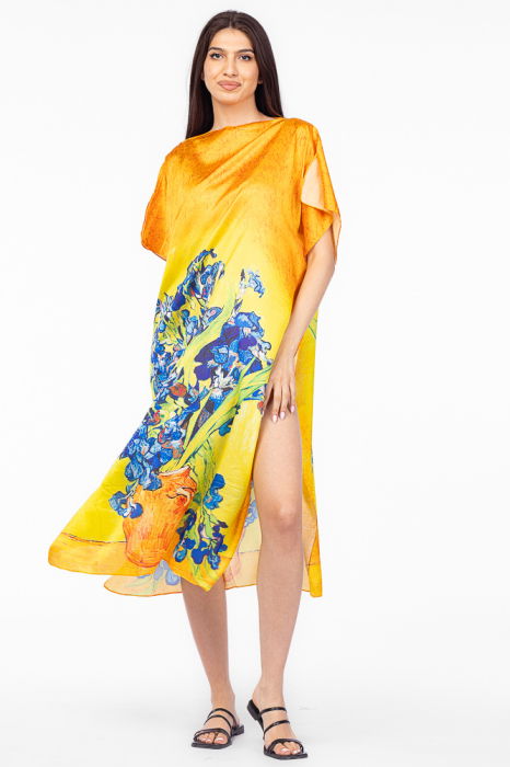 Shopika Rochie Poncho Matase Van Gogh - imagine 1