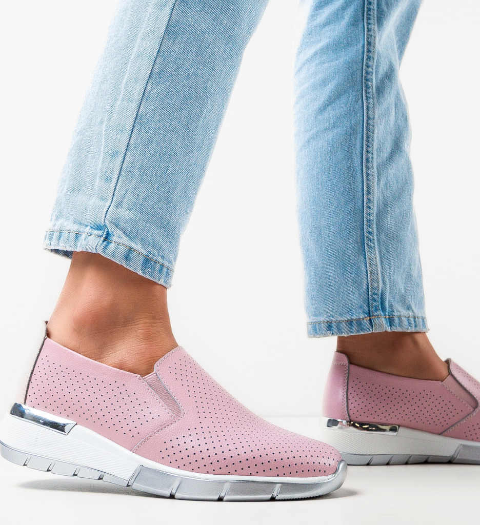 Pantofi Pufini Roz Casual - Confort și Stil - imagine 3