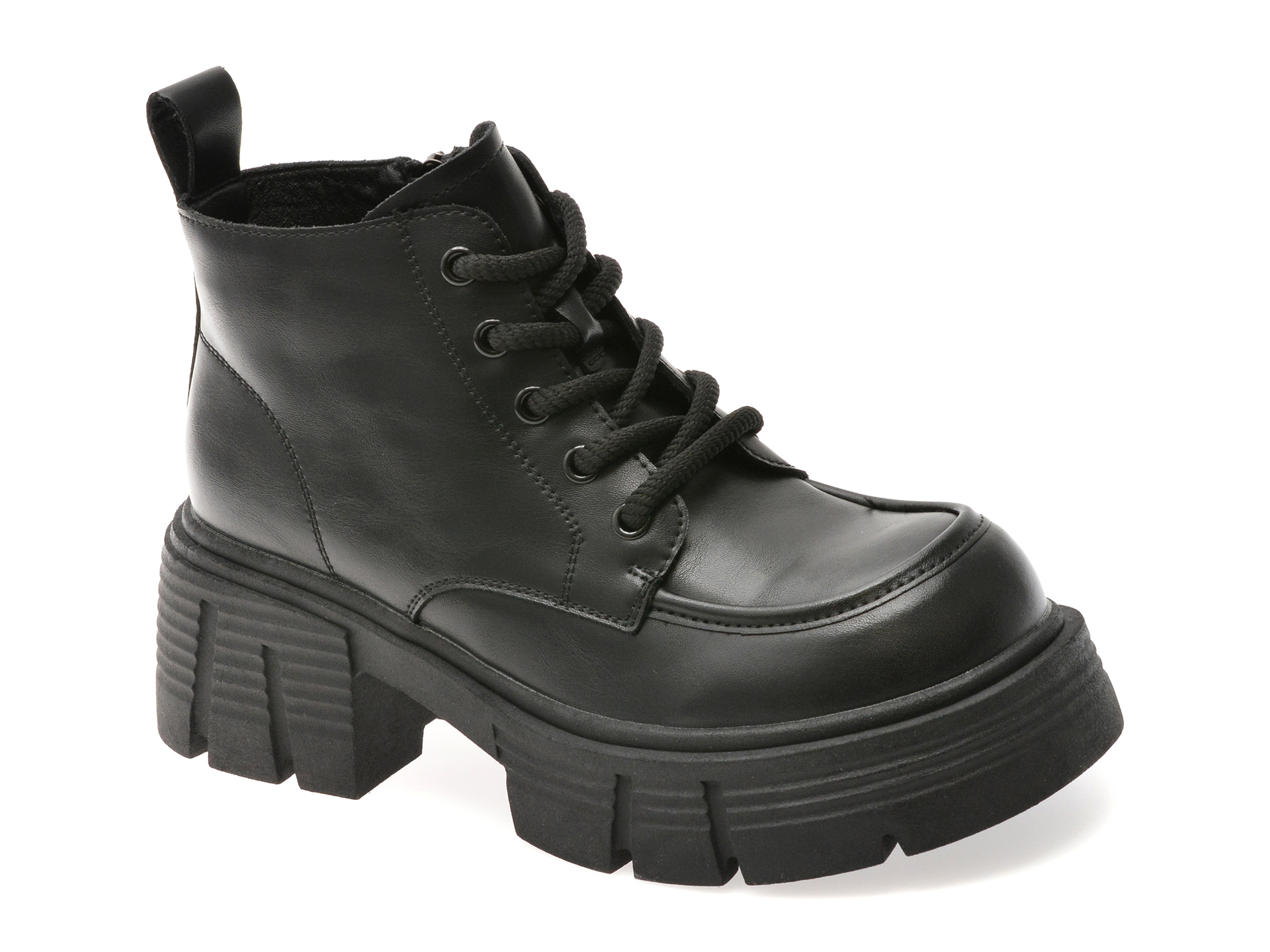 Ghete Flavia Passini Negre Piele Naturală
