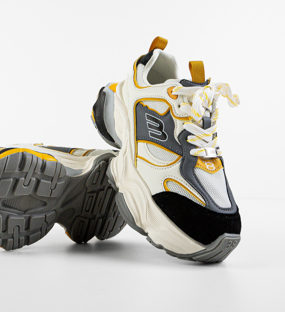 Sneakers Galata Galbeni | Confort și Stil Urban - imagine 6