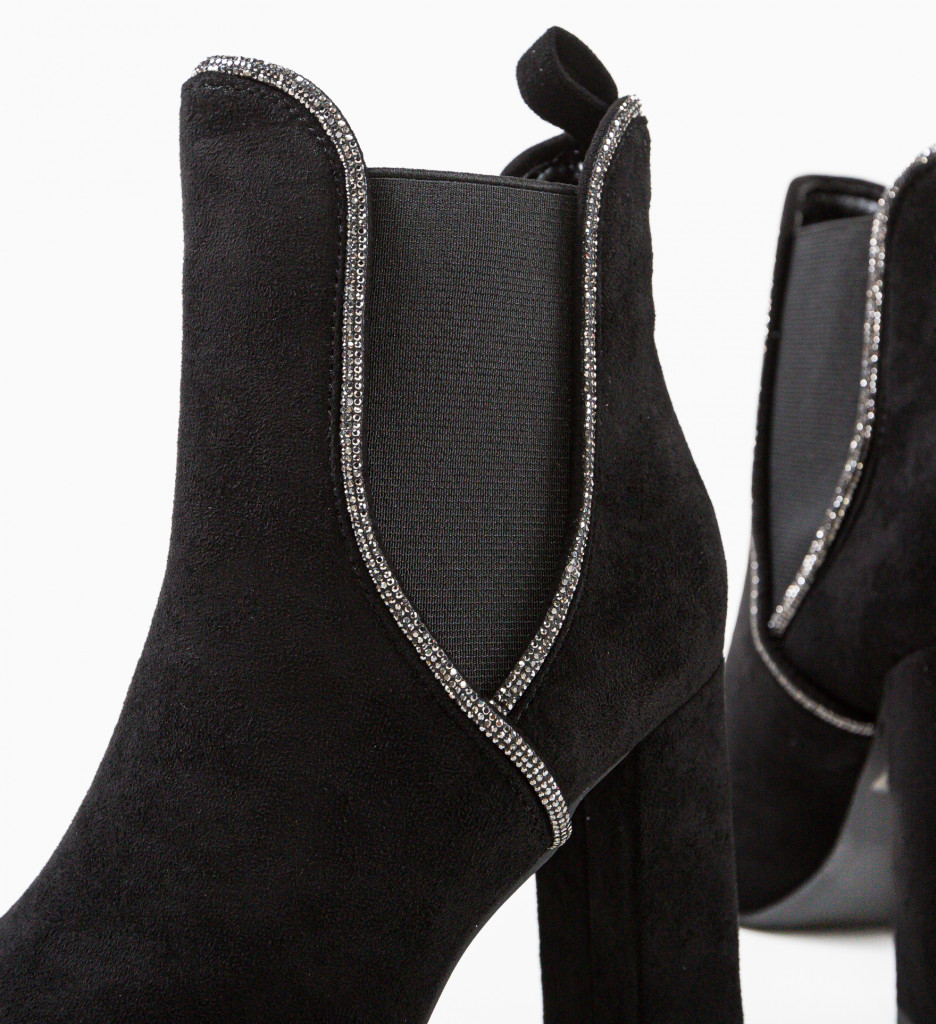 Botine Dama Mckay Negre | Eleganță și Stil - imagine 8