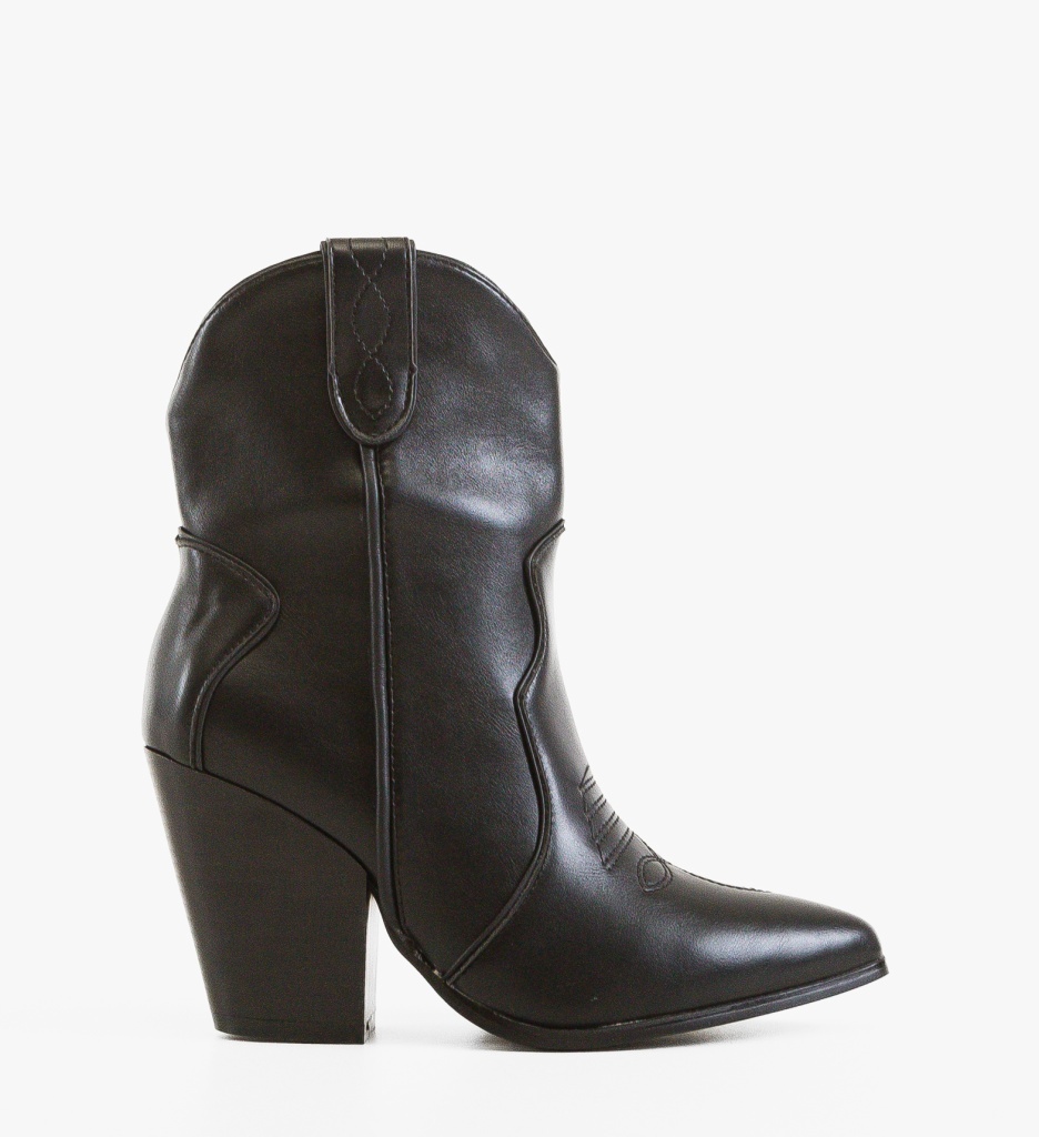 Botine Leea Negre Depurtat | Eleganță și Stil - imagine 6