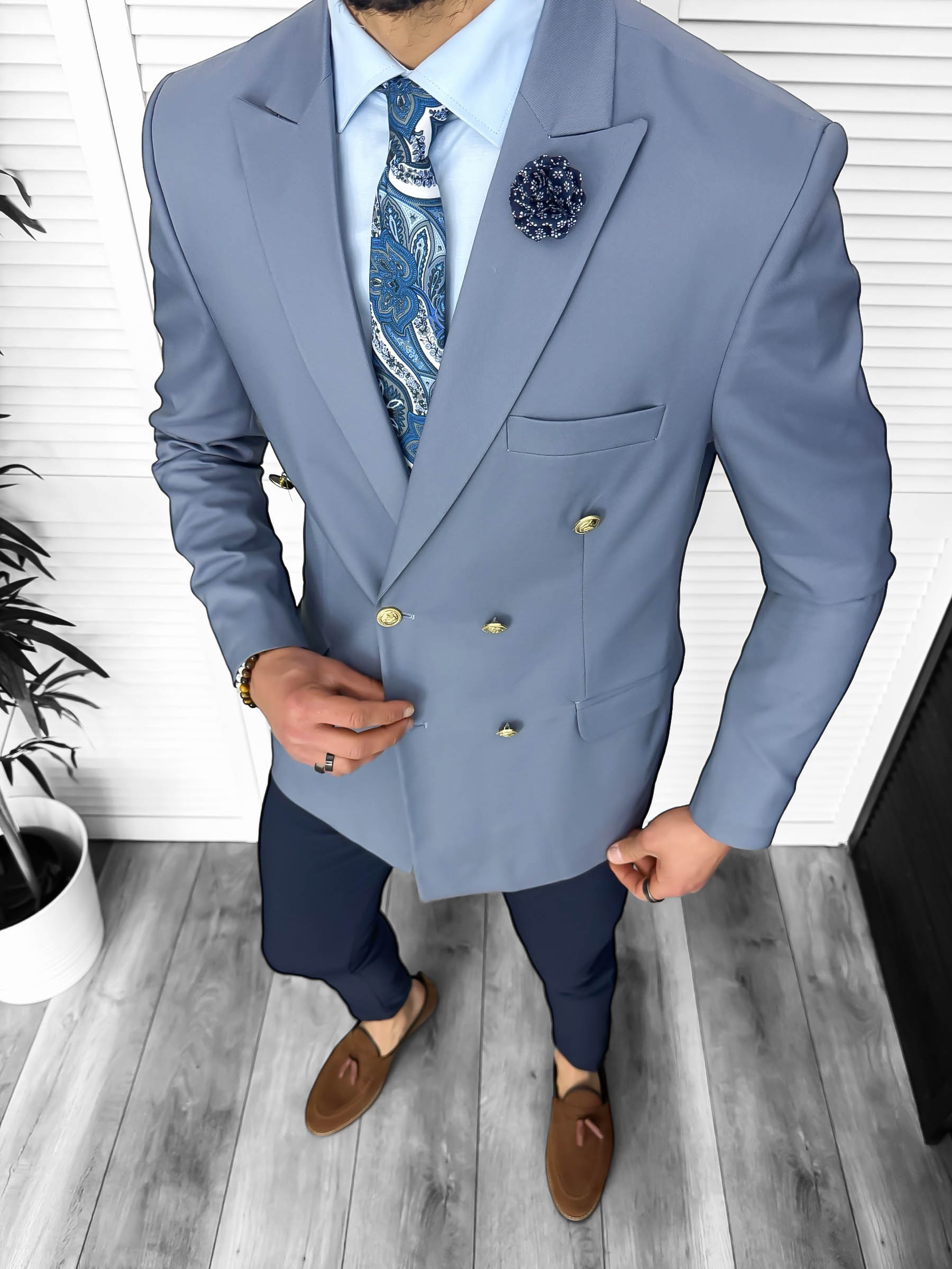 Ținută Smart Casual Bărbați 3 Piese Eleganță