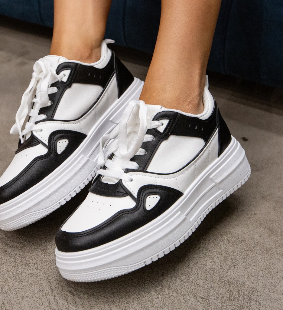 Sneakers Dama Guiyi Negri - Confort și Stil