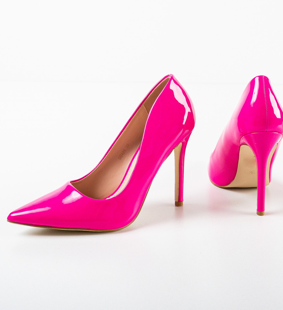 Pantofi Dama Minste Fuchsia Eleganți - imagine 6