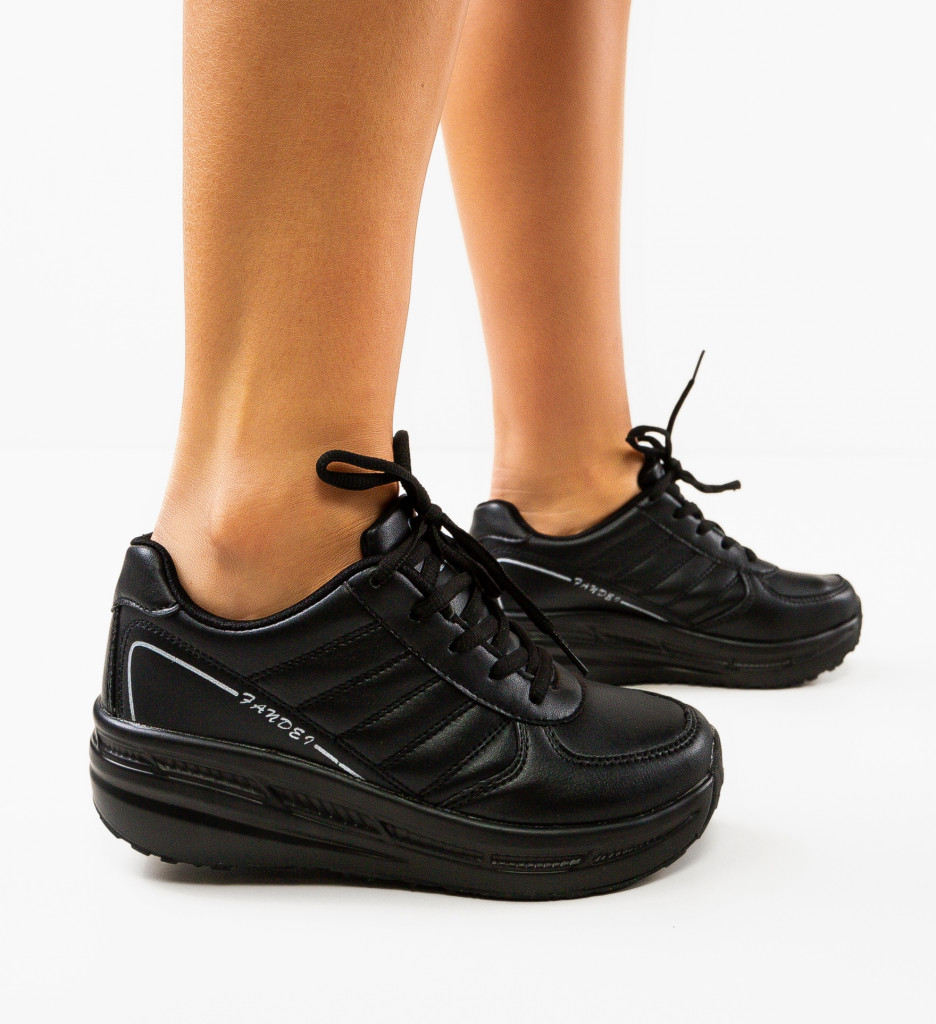Sneakers Tranaf Negri - Confort și Stil - imagine 3
