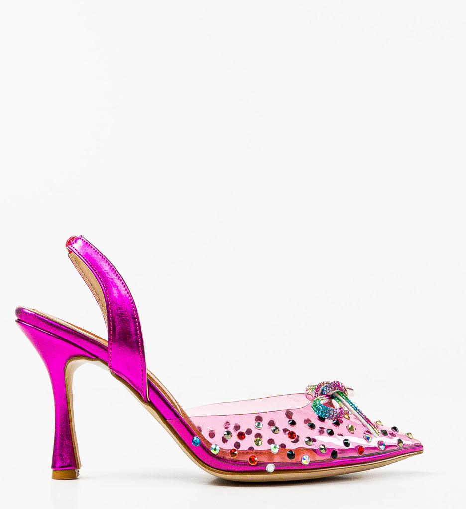 Pantofi Karambol Fuchsia | Eleganță și Stil - imagine 4