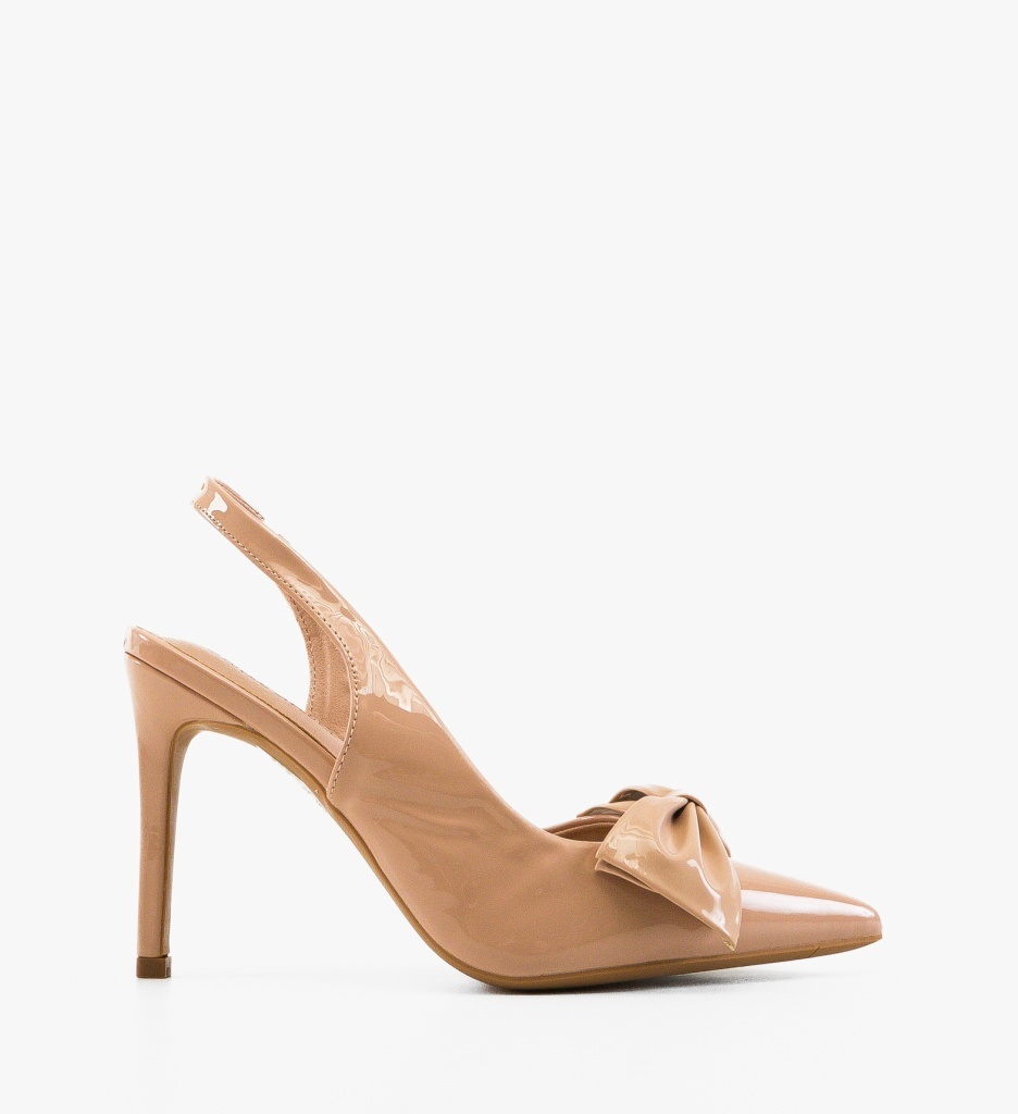 Pantofi Stiletto Dama Ebysyna Nude - Eleganță Pură - imagine 6