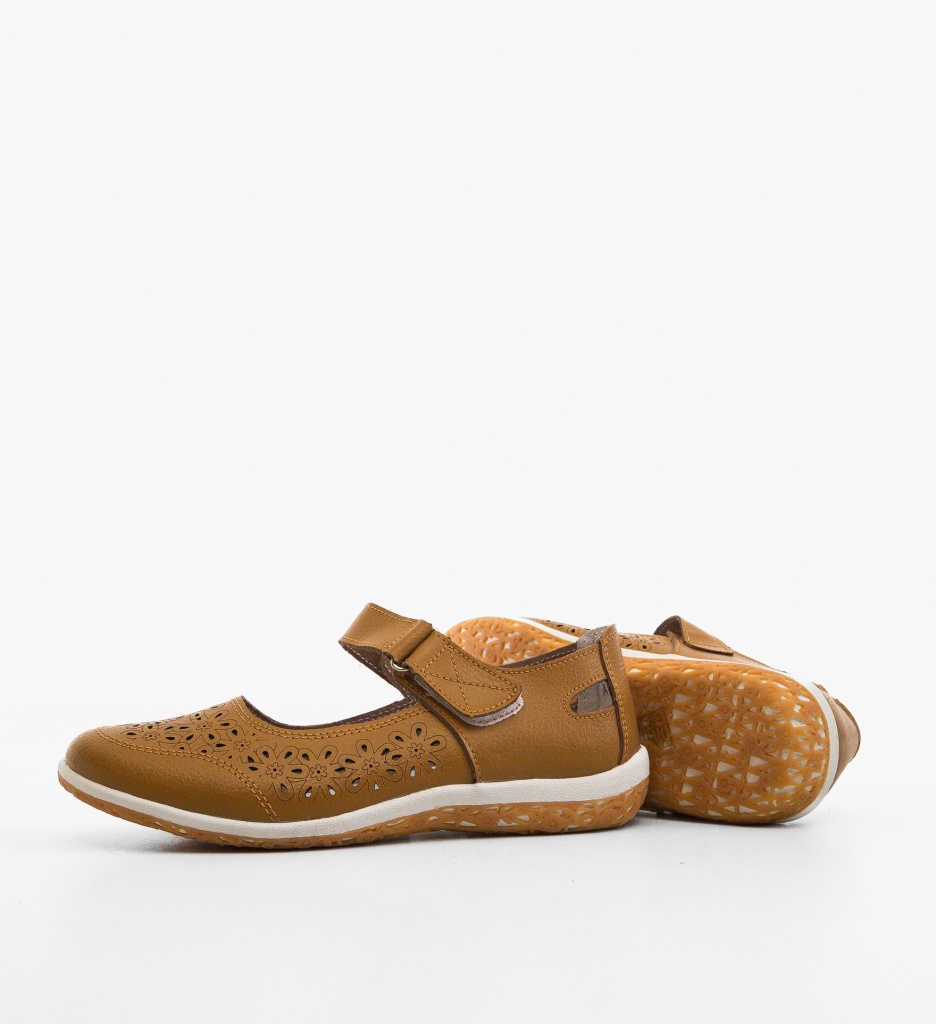 Pantofi Casual Fayvel Camel | Confort & Stil - imagine 5