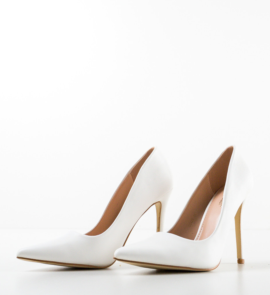 Pantofi Chance Albi | Eleganță și Stil - imagine 6