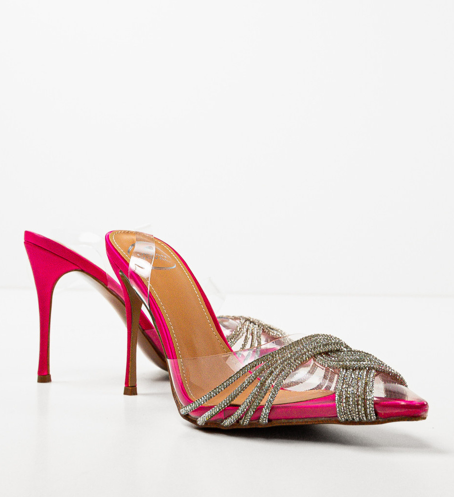 Pantofi Toc Baly Fuchsia | Eleganță și Stil - imagine 6