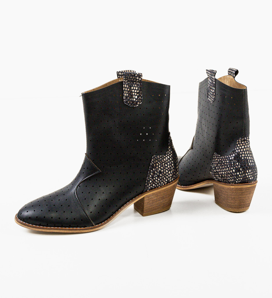 Botine Dama Mixdor Negre - Eleganță și Stil - imagine 6