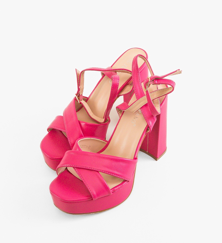 Sandale Jessica Fuchsia - Eleganță și Stil - imagine 4