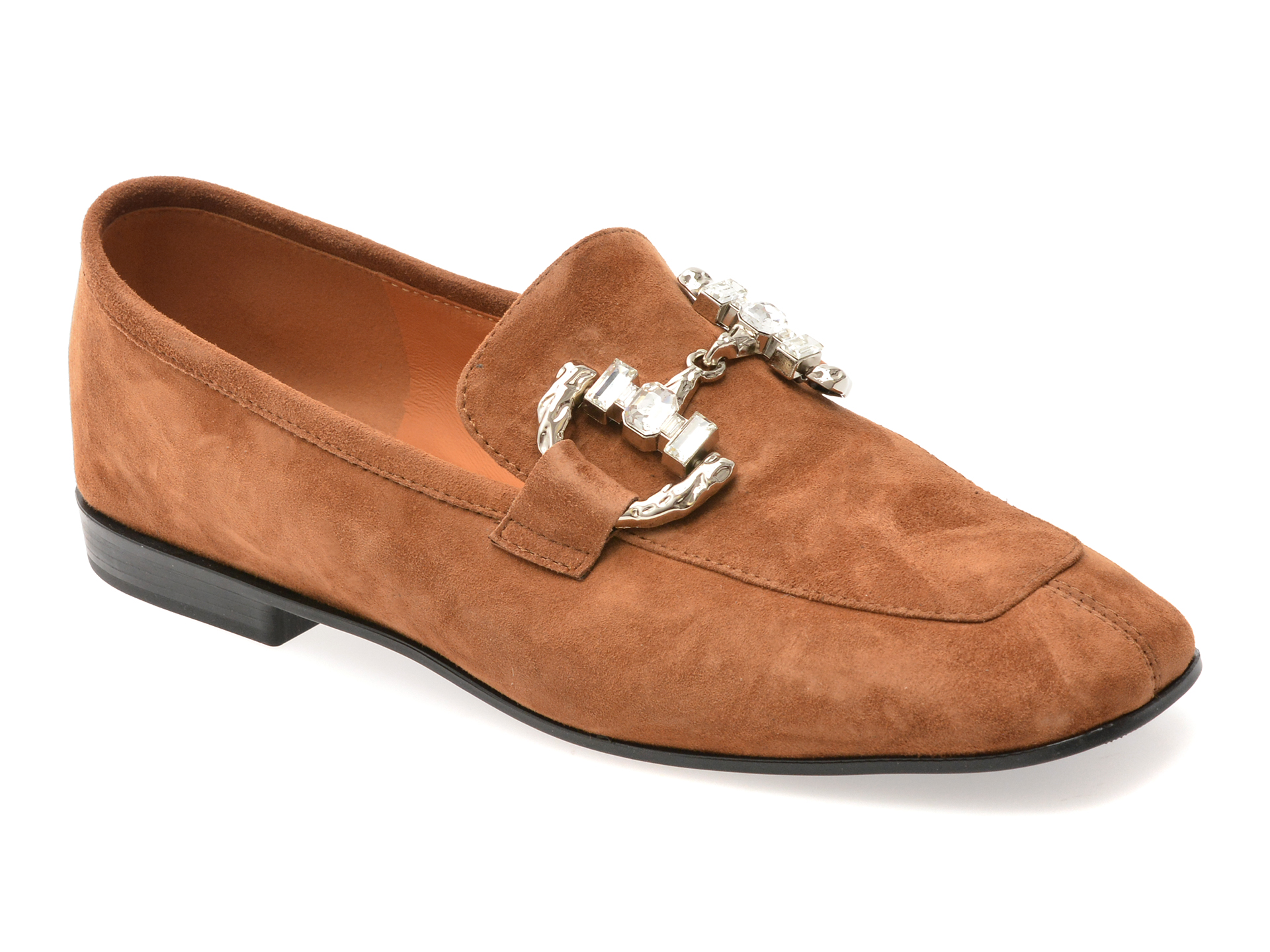 Mocasini Epica Piele Întoarsă Maro | Confort Premium