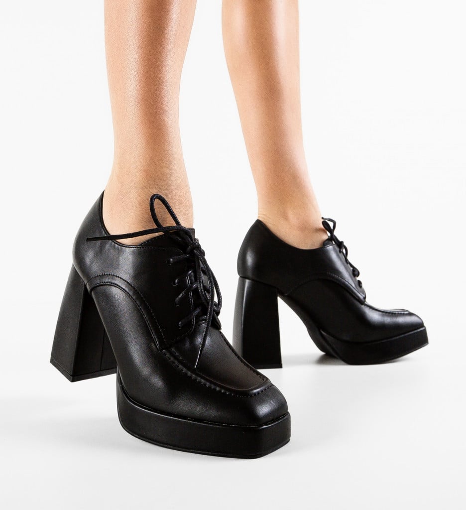 Pantofi Bartlet Negri | Eleganță la Fiecare Pas - imagine 4